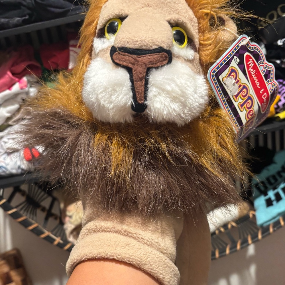Melissa & Doug Brown and Tan Lion Puppet